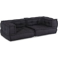 vidaXL Pouf Modular Anthrazit 140x70x36 cm Stoff von VIDAXL