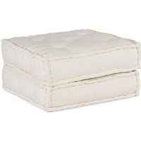 Pouf Modular Creme 70x70x36 cm Stoff vidaXL Pouf Modular Creme 70x70x36 cm Stoff vidaXL von VIDAXL
