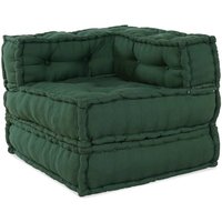 Pouf Modular Grün 70x70x54 cm Stoff vidaXL Pouf Modular Grün 70x70x54 cm Stoff vidaXL von VIDAXL