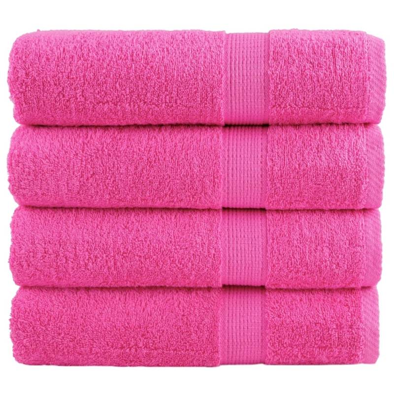 vidaXL Premium-Badetücher 4 Stk 100x150 cm 600 g/m2 100% Baumwolle Modell 4 von VIDAXL