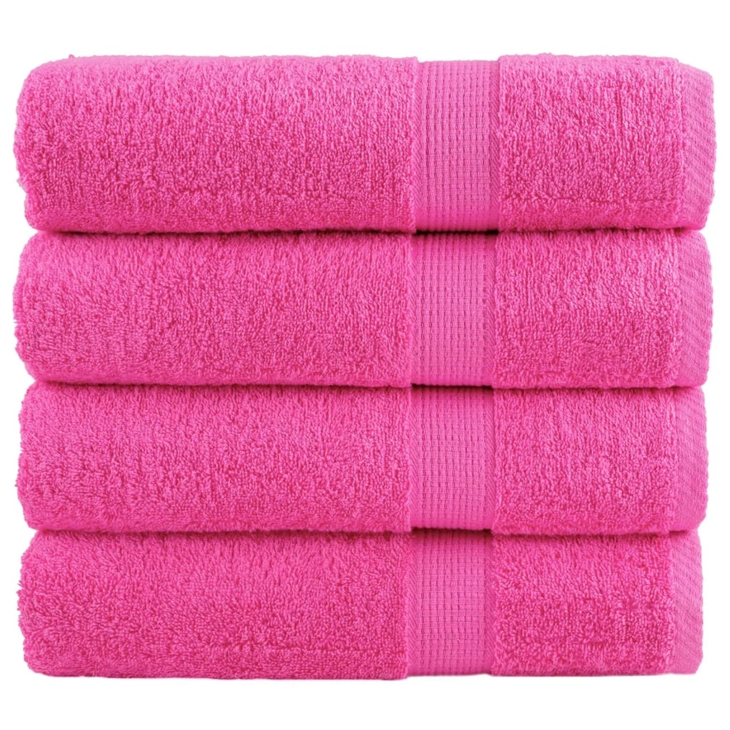 vidaXL Premium-Handtücher 4 Stk Rosa 50x100cm 600g/m2 100% Baumwolle vidaXL Premium-Handtücher 4 Stk Rosa 50x100cm 600g/m2 100% Baumwolle von VIDAXL