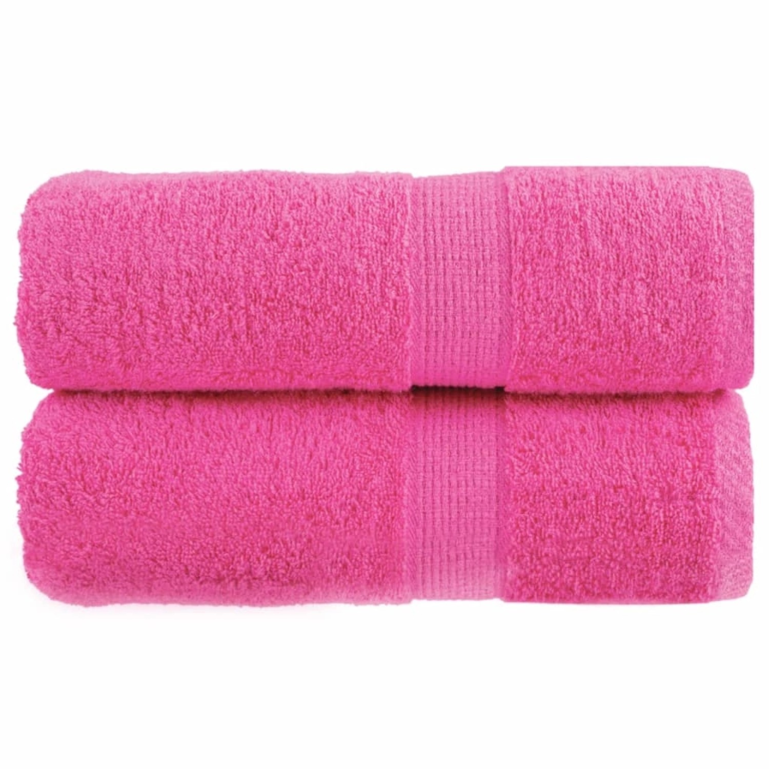 vidaXL Premium-Seiftücher 2 Stk Rosa 30x30 cm 600 g/m2 Baumwolle von VIDAXL