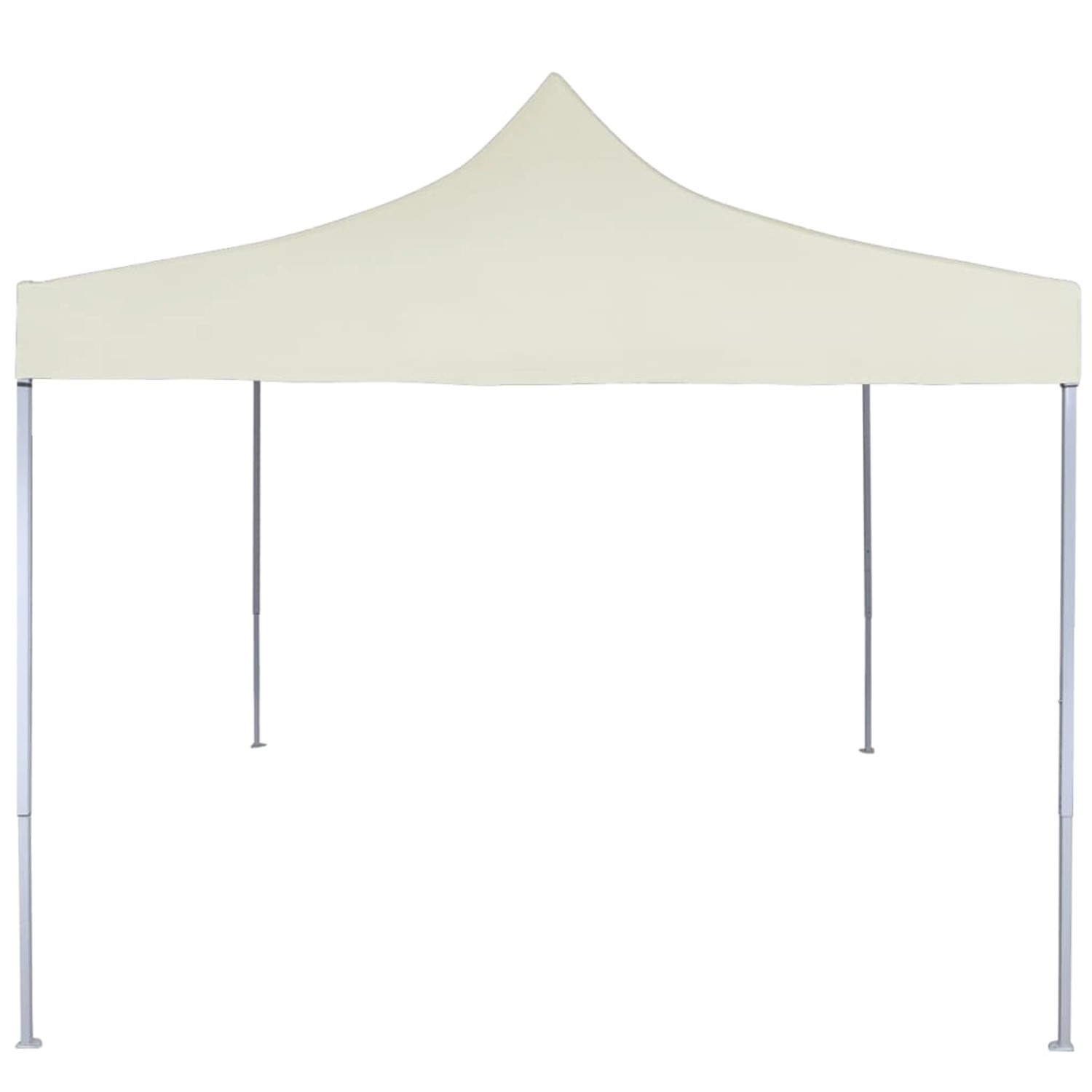 vidaXL Profi-Partyzelt Faltbar 2x2 m Stahl Creme von VIDAXL