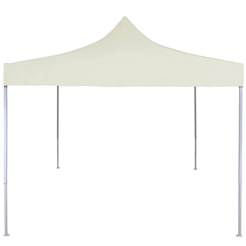 vidaXL Profi-Partyzelt Faltbar 2x2 m Stahl Creme von VIDAXL