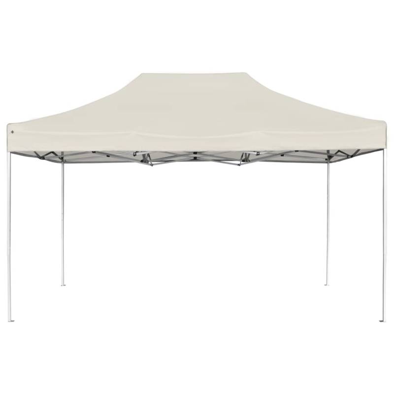 vidaXL Profi-Partyzelt Faltbar Aluminium 4,5x3 m Creme von VIDAXL