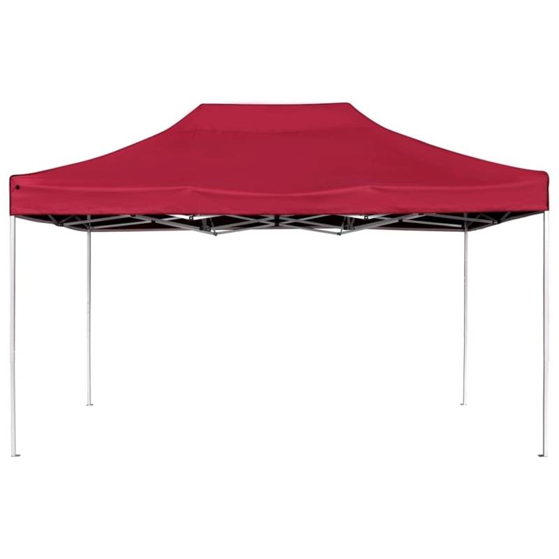 vidaXL Profi-Partyzelt Faltbar Aluminium 4,5x3 m Weißrot von VIDAXL
