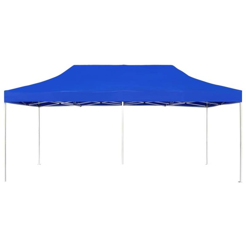 vidaXL Profi-Partyzelt Faltbar Aluminium 6x3 m Blau von VIDAXL
