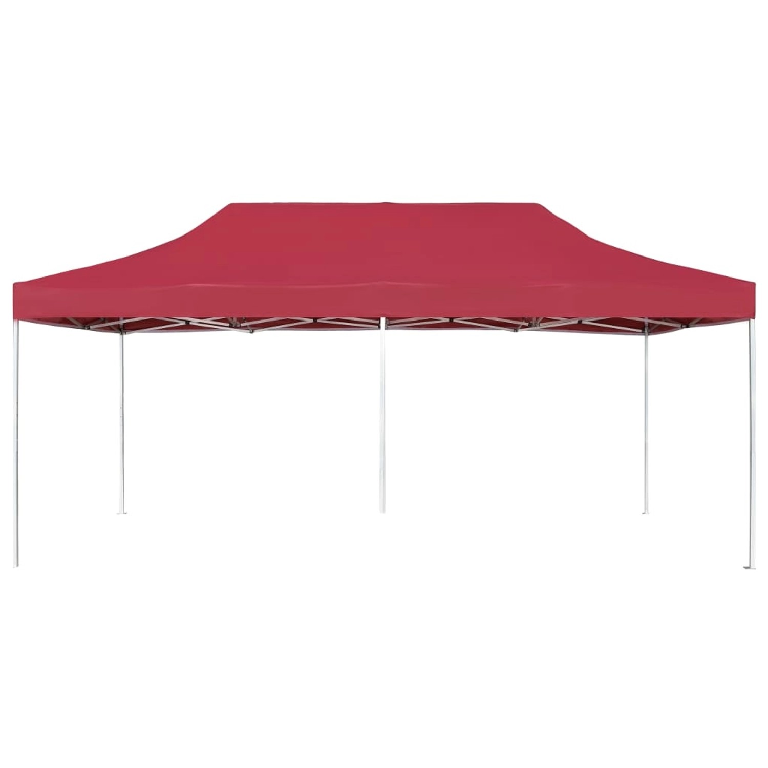 vidaXL Profi-Partyzelt Faltbar Aluminium 6x3 m Weißrot von VIDAXL