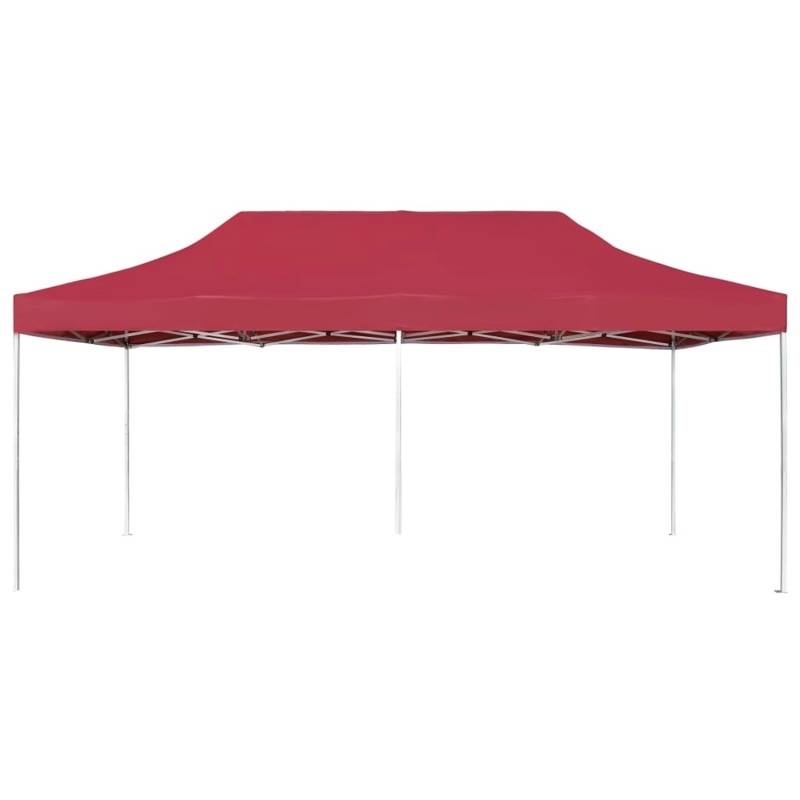 vidaXL Profi-Partyzelt Faltbar Aluminium 6x3 m Weißrot von VIDAXL