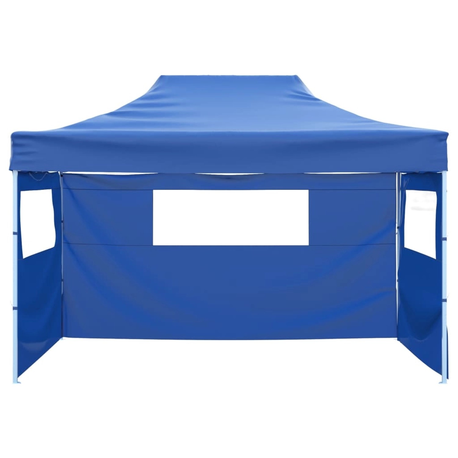 vidaXL Profi-Partyzelt Faltbar mit 3 Seitenwänden 3x4m Stahl Blau vidaXL Profi-Partyzelt Faltbar mit 3 Seitenwänden 3x4m Stahl Blau von VIDAXL