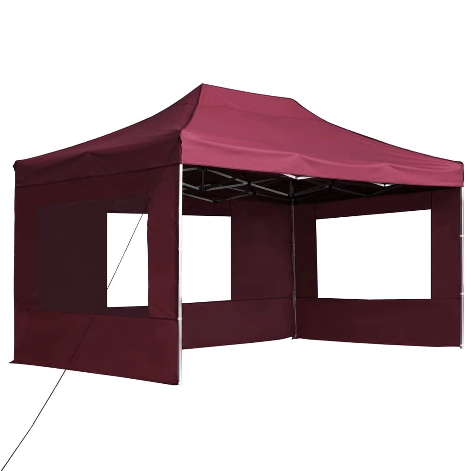vidaXL Profi-Partyzelt Faltbar mit Wänden Aluminium 4,5x3m Weißrot vidaXL Profi-Partyzelt Faltbar mit Wänden Aluminium 4,5x3m Weißrot von VIDAXL