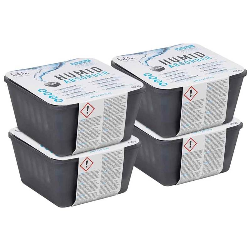 vidaXL Raumentfeuchter mit Nachfüllbeuteln 4 Stk 450 g 4015914 vidaXL Raumentfeuchter mit Nachfüllbeuteln 4 Stk 450 g 4015914 von VIDAXL