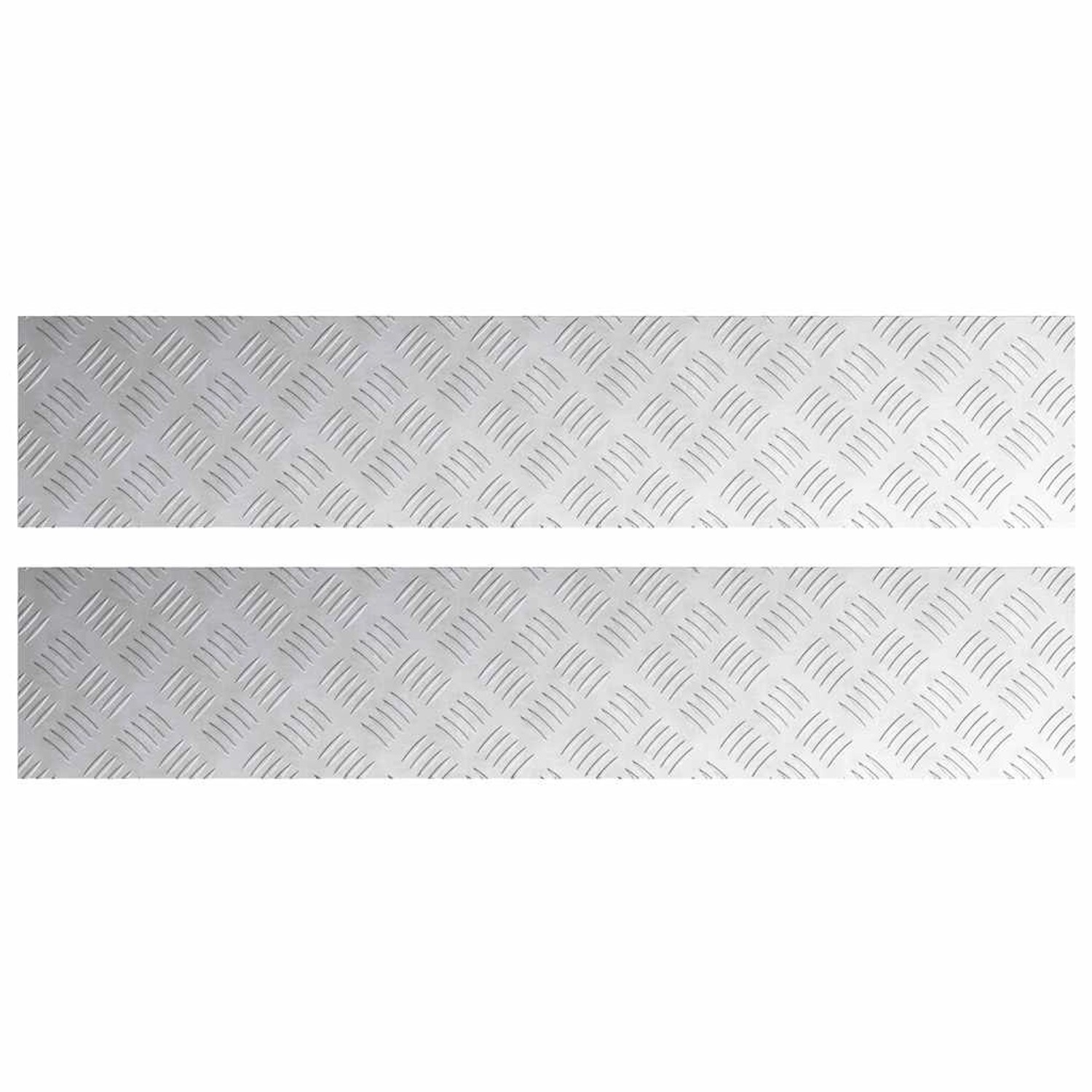 vidaXL Rautenscheiben 2 Stk Silber 100 x 20 cm Aluminium 4104269 vidaXL Rautenscheiben 2 Stk Silber 100 x 20 cm Aluminium 4104269 von VIDAXL