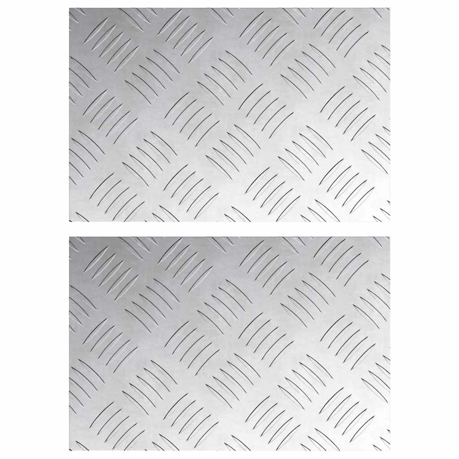 vidaXL Rautenscheiben 2 Stk Silber 30 x 20 cm Aluminium 4104239 vidaXL Rautenscheiben 2 Stk Silber 30 x 20 cm Aluminium 4104239 von VIDAXL
