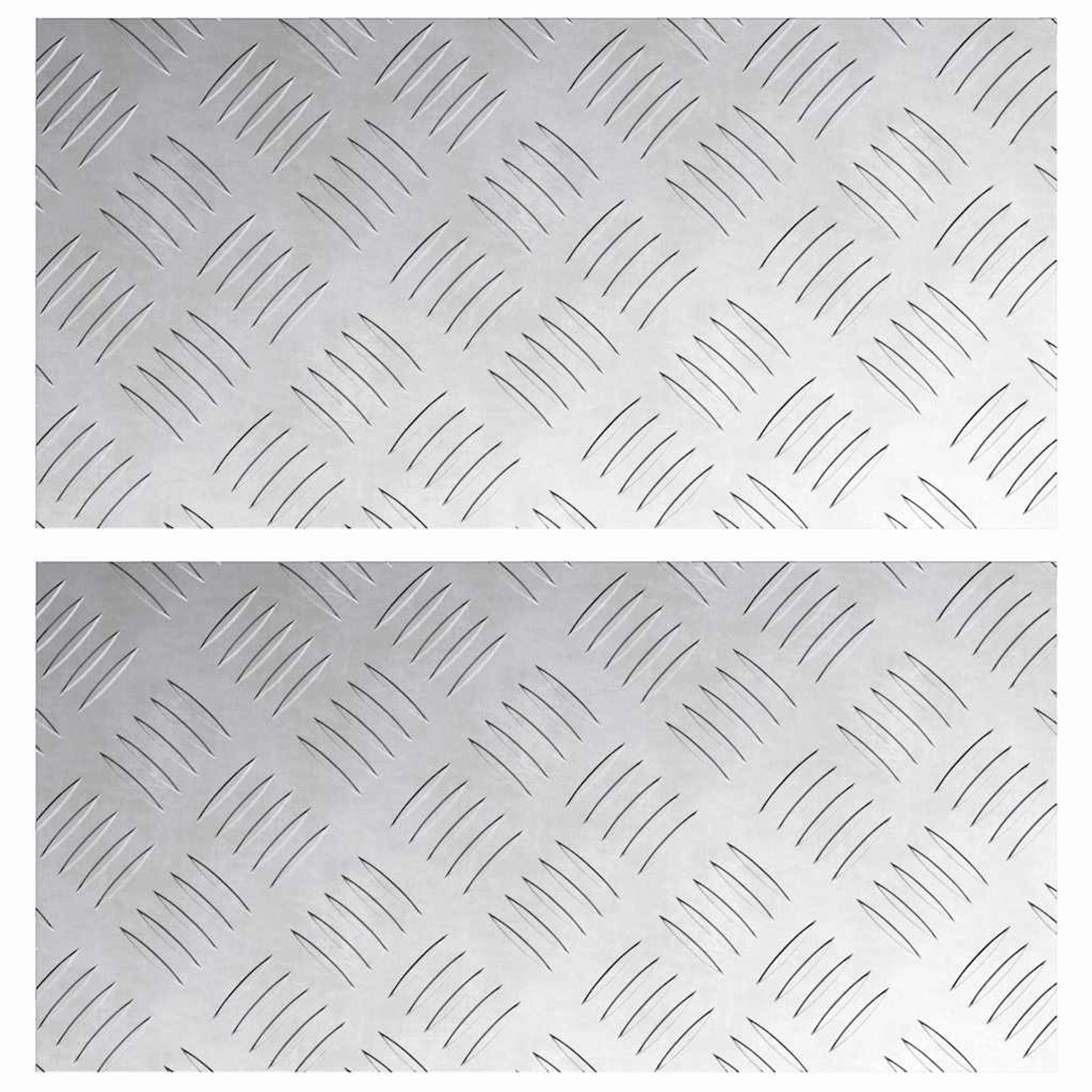 vidaXL Rautenscheiben 2 Stk Silber 40 x 20 cm Aluminium 4104245 vidaXL Rautenscheiben 2 Stk Silber 40 x 20 cm Aluminium 4104245 von VIDAXL