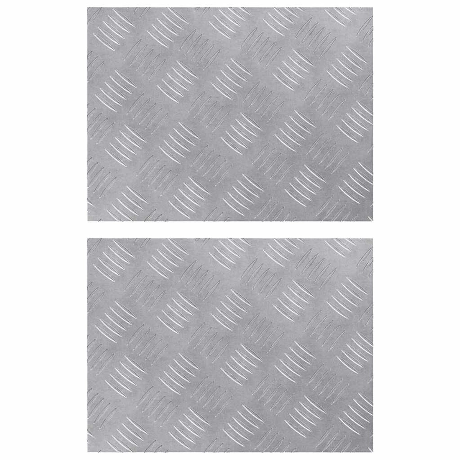 vidaXL Rautenscheiben 2 Stk Silber 40 x 30 cm Aluminium 4104289 vidaXL Rautenscheiben 2 Stk Silber 40 x 30 cm Aluminium 4104289 von VIDAXL