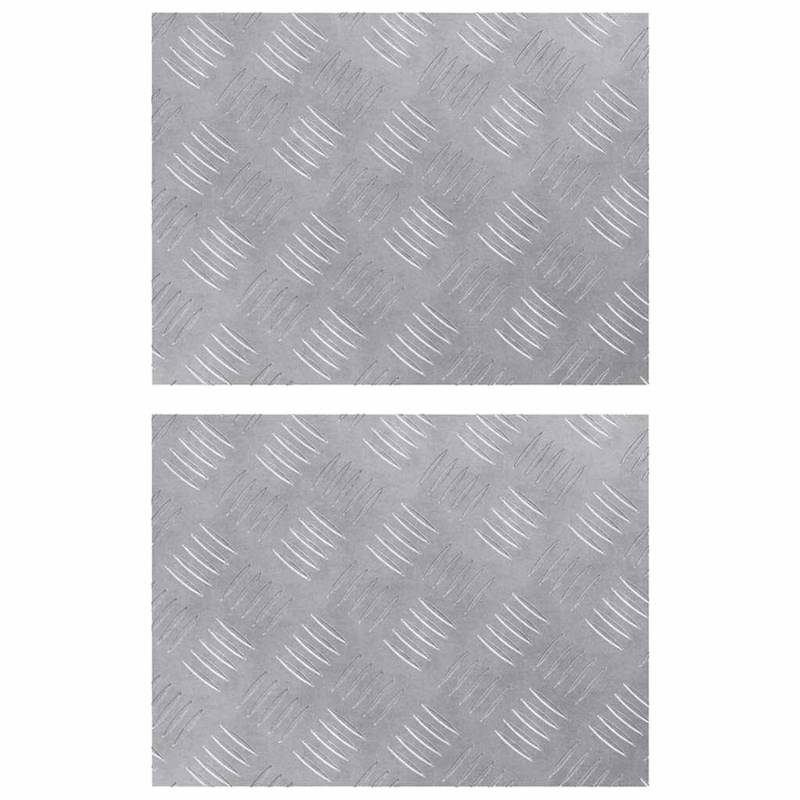 vidaXL Rautenscheiben 2 Stk Silber 40 x 30 cm Aluminium 4104289 vidaXL Rautenscheiben 2 Stk Silber 40 x 30 cm Aluminium 4104289 von VIDAXL