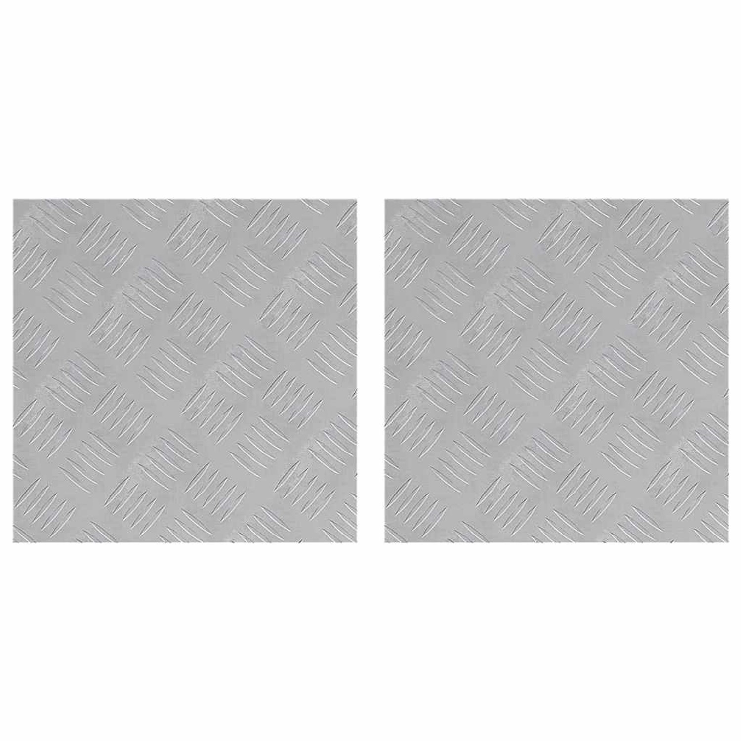vidaXL Rautenscheiben 2 Stk Silber 40 x 40 cm Aluminium 4104317 vidaXL Rautenscheiben 2 Stk Silber 40 x 40 cm Aluminium 4104317 von VIDAXL
