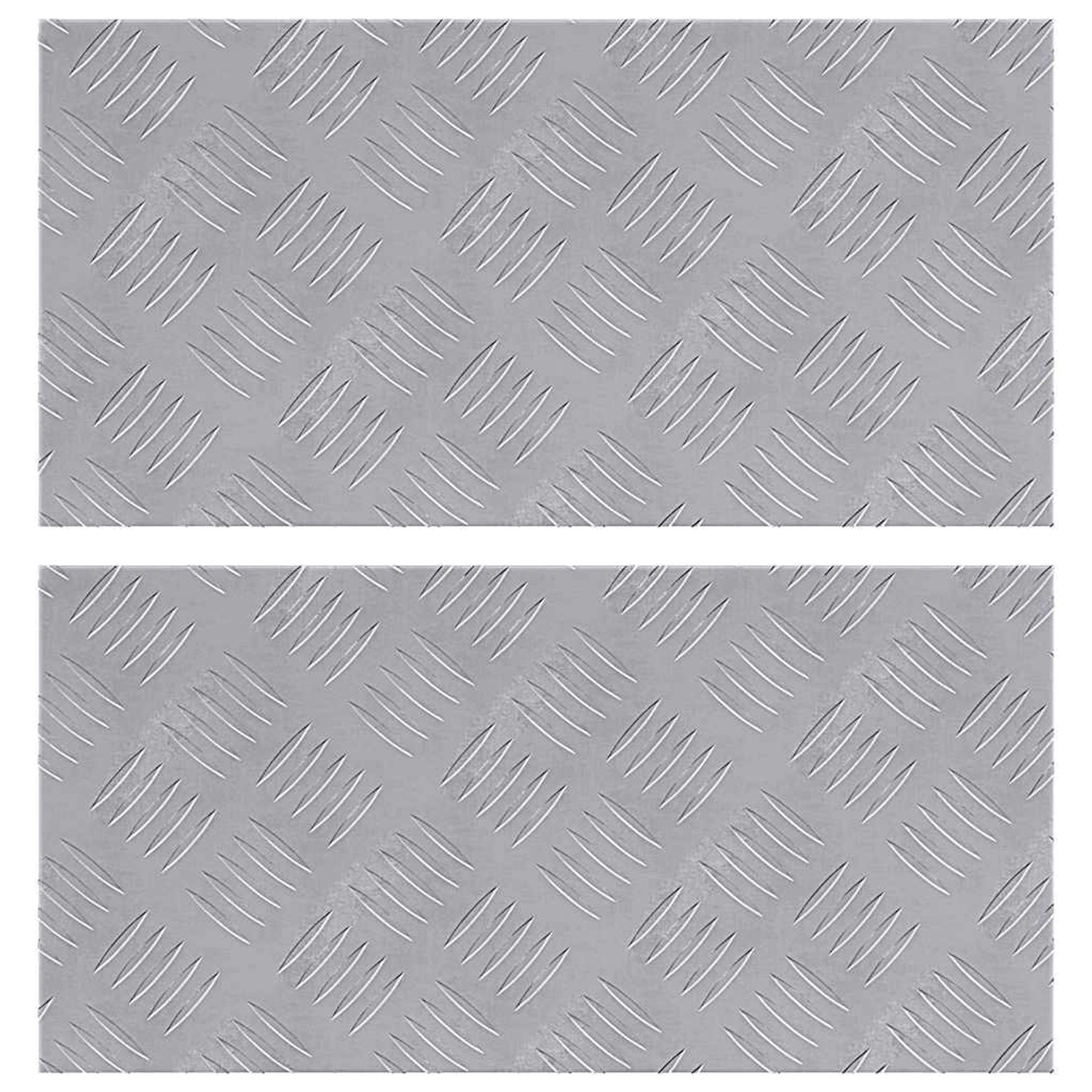 vidaXL Rautenscheiben 2 Stk Silber 50 x 25 cm Aluminium 4104271 vidaXL Rautenscheiben 2 Stk Silber 50 x 25 cm Aluminium 4104271 von VIDAXL