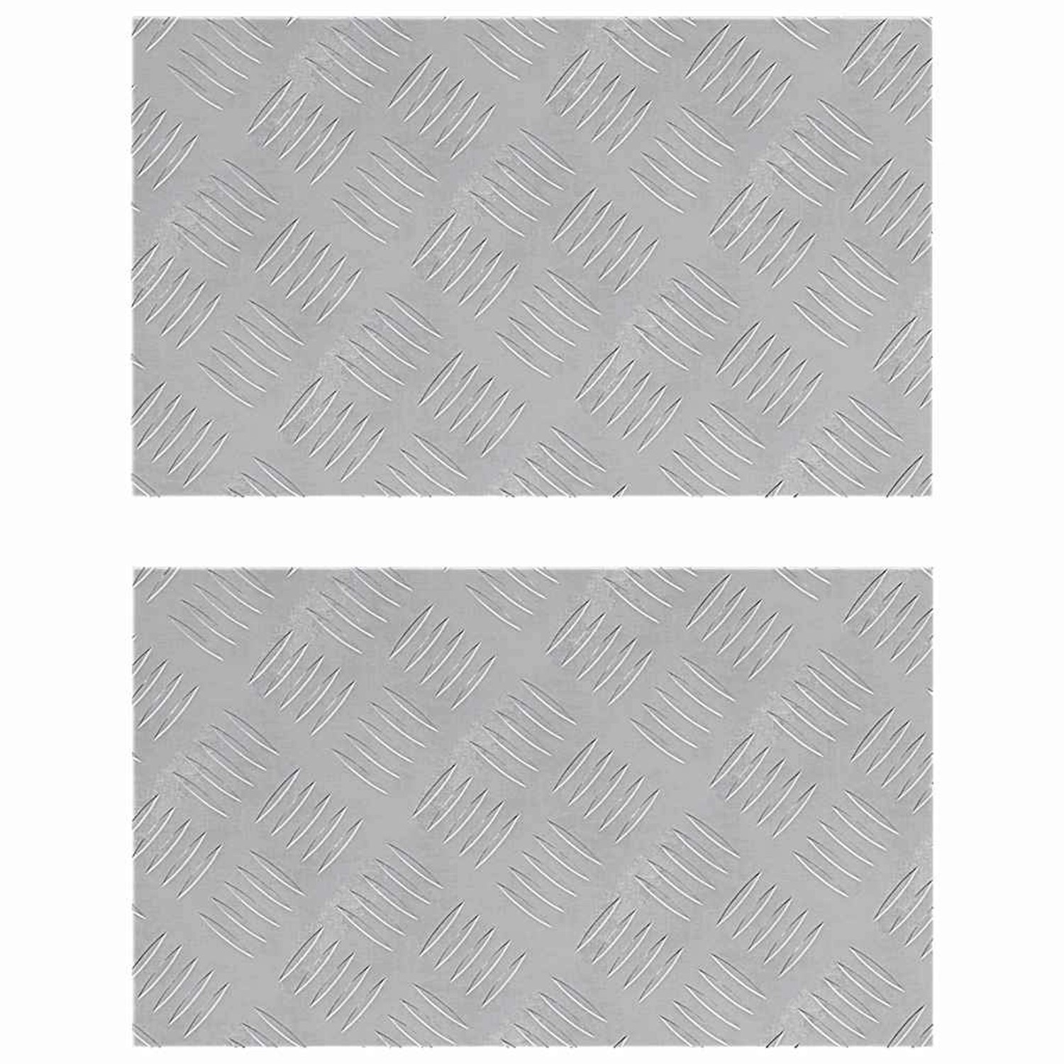 vidaXL Rautenscheiben 2 Stk Silber 50 x 30 cm Aluminium 4104291 vidaXL Rautenscheiben 2 Stk Silber 50 x 30 cm Aluminium 4104291 von VIDAXL