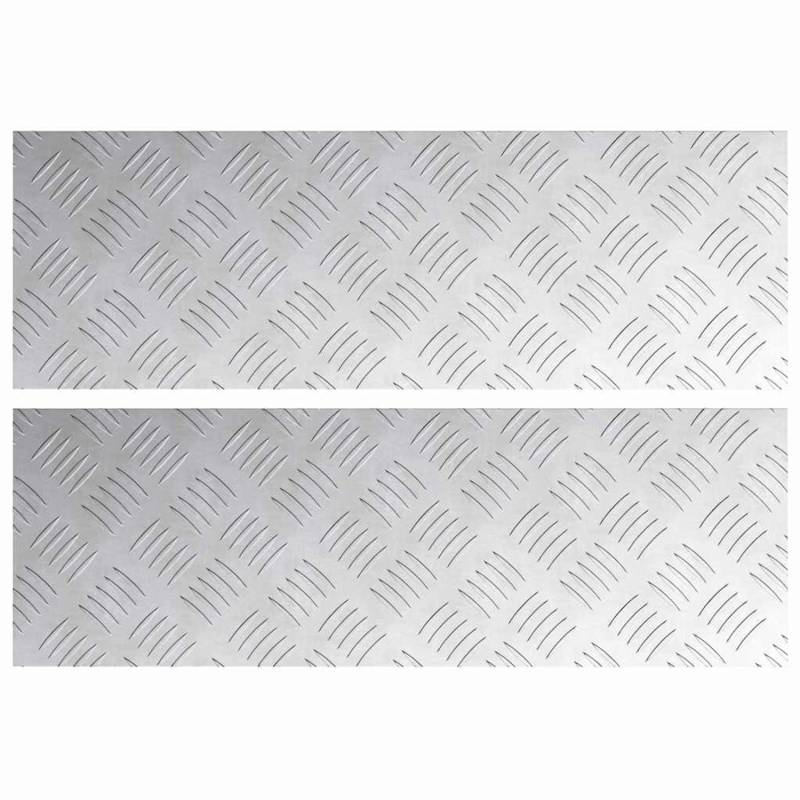 vidaXL Rautenscheiben 2 Stk Silber 60 x 20 cm Aluminium 4104253 vidaXL Rautenscheiben 2 Stk Silber 60 x 20 cm Aluminium 4104253 von VIDAXL