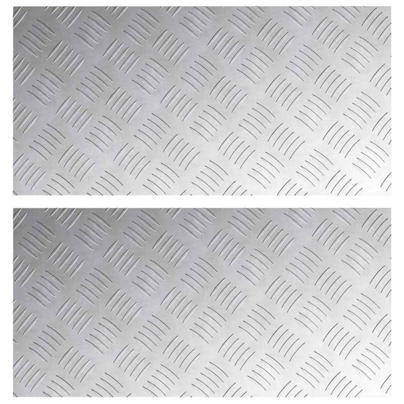 vidaXL Rautenscheiben 2 Stk Silber 60 x 30 cm Aluminium 4104295 vidaXL Rautenscheiben 2 Stk Silber 60 x 30 cm Aluminium 4104295 von VIDAXL