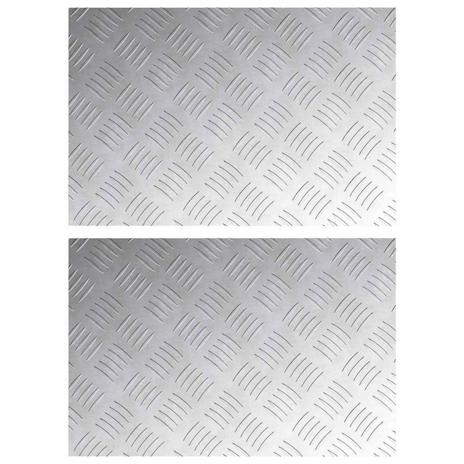 vidaXL Rautenscheiben 2 Stk Silber 60 x 40 cm Aluminium 4104323 vidaXL Rautenscheiben 2 Stk Silber 60 x 40 cm Aluminium 4104323 von VIDAXL