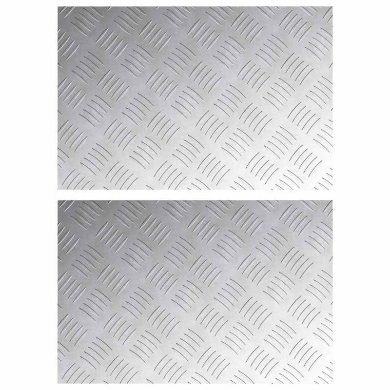 vidaXL Rautenscheiben 2 Stk Silber 60 x 40 cm Aluminium 4104323 vidaXL Rautenscheiben 2 Stk Silber 60 x 40 cm Aluminium 4104323 von VIDAXL