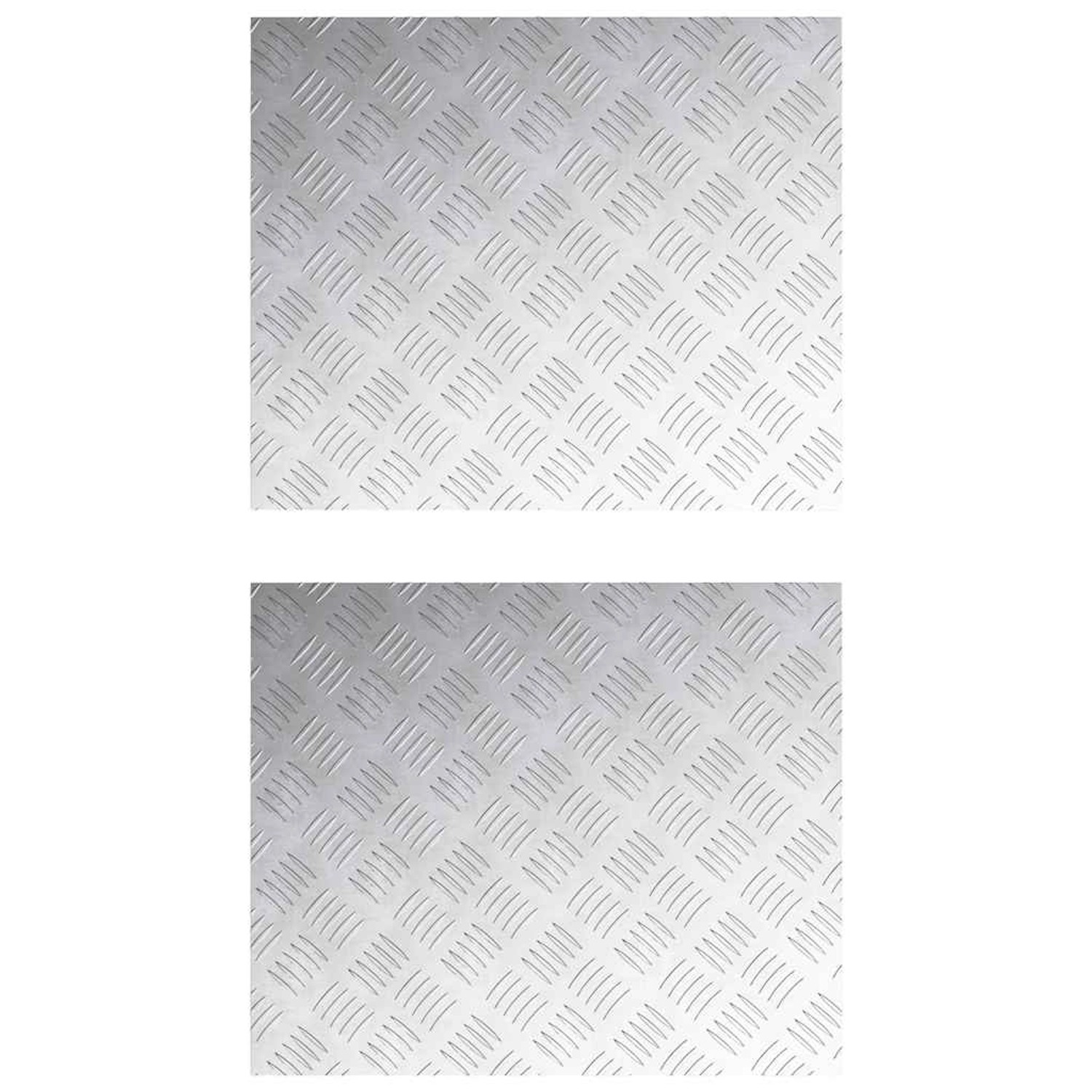 vidaXL Rautenscheiben 2 Stk Silber 60 x 50 cm Aluminium 4104349 vidaXL Rautenscheiben 2 Stk Silber 60 x 50 cm Aluminium 4104349 von VIDAXL