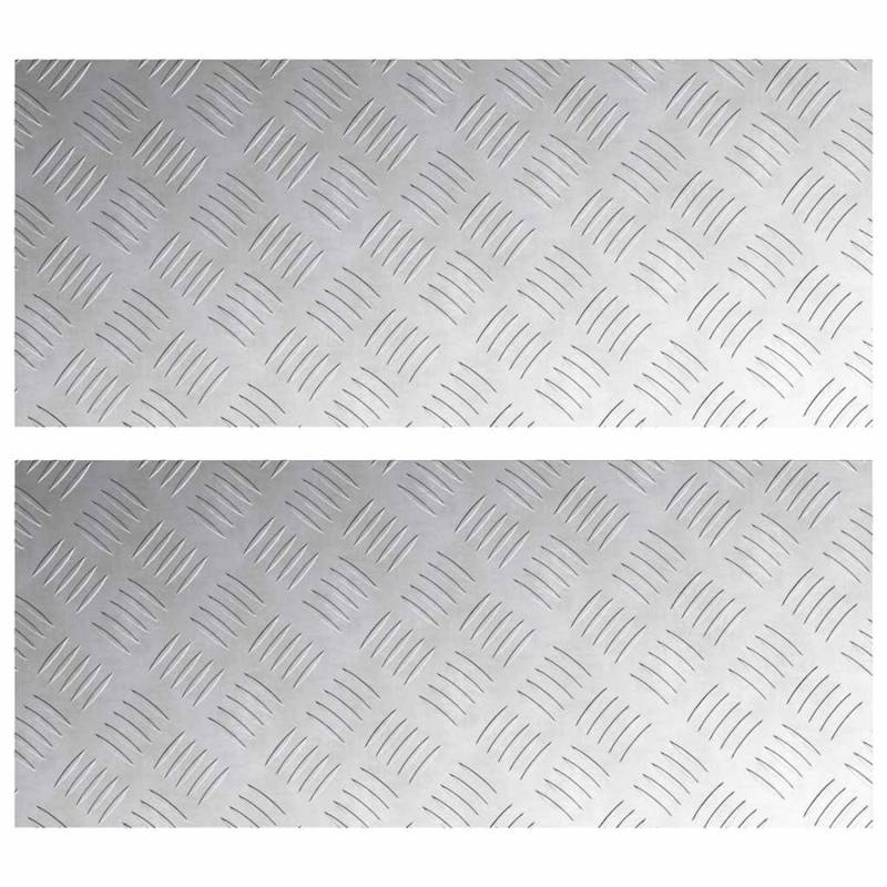 vidaXL Rautenscheiben 2 Stk Silber 70 x 30 cm Aluminium 4104299 vidaXL Rautenscheiben 2 Stk Silber 70 x 30 cm Aluminium 4104299 von VIDAXL