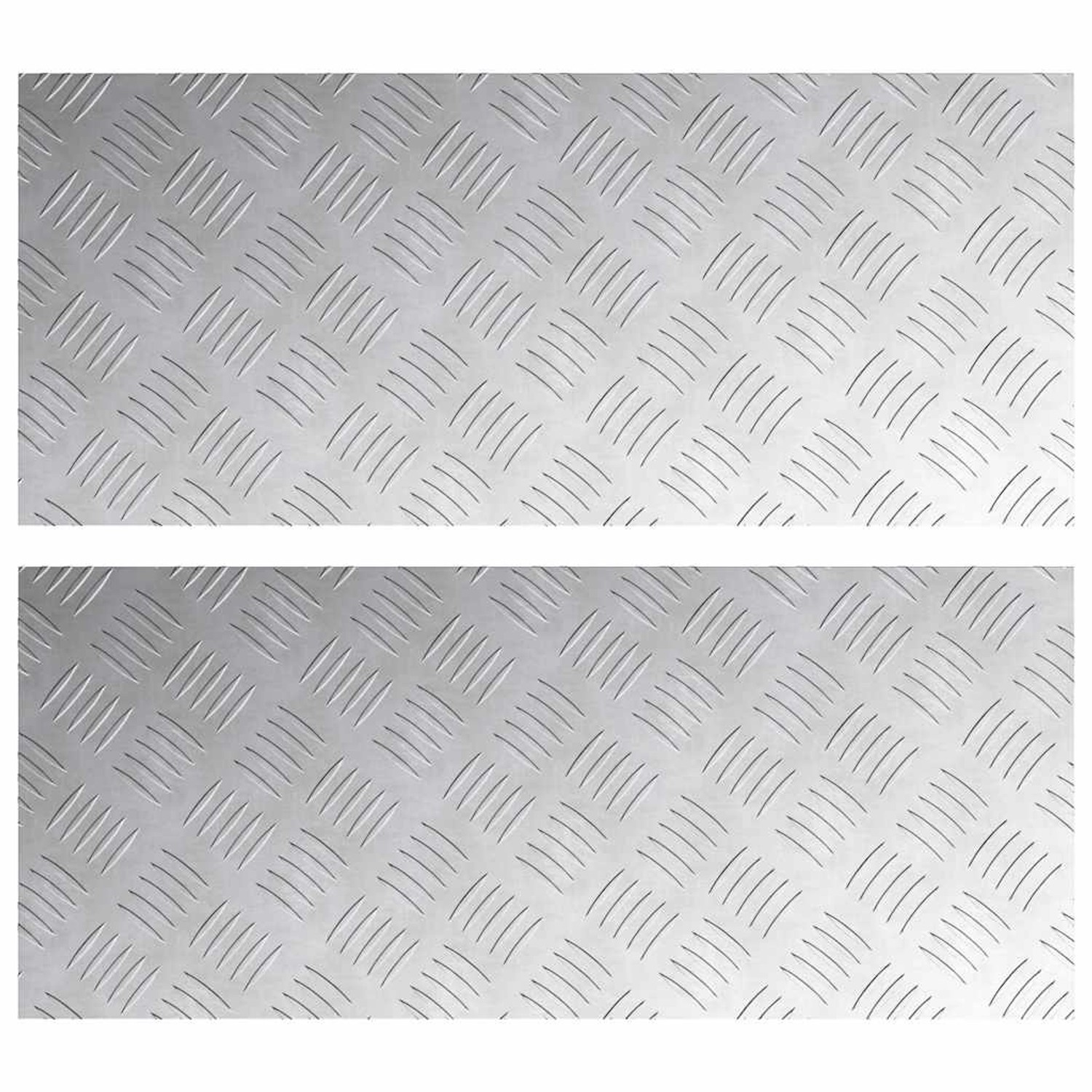 vidaXL Rautenscheiben 2 Stk Silber 70 x 30 cm Aluminium 4104301 vidaXL Rautenscheiben 2 Stk Silber 70 x 30 cm Aluminium 4104301 von VIDAXL