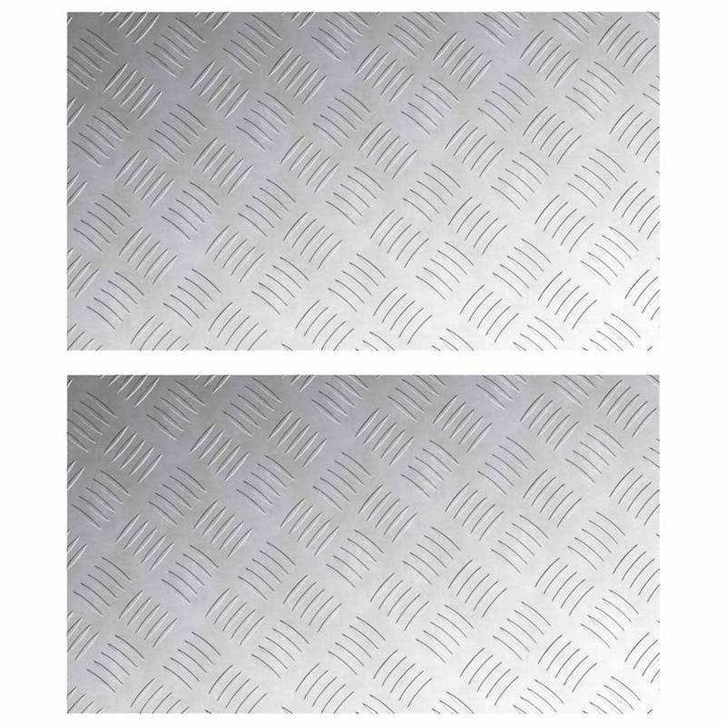vidaXL Rautenscheiben 2 Stk Silber 70 x 40 cm Aluminium 4104327 vidaXL Rautenscheiben 2 Stk Silber 70 x 40 cm Aluminium 4104327 von VIDAXL