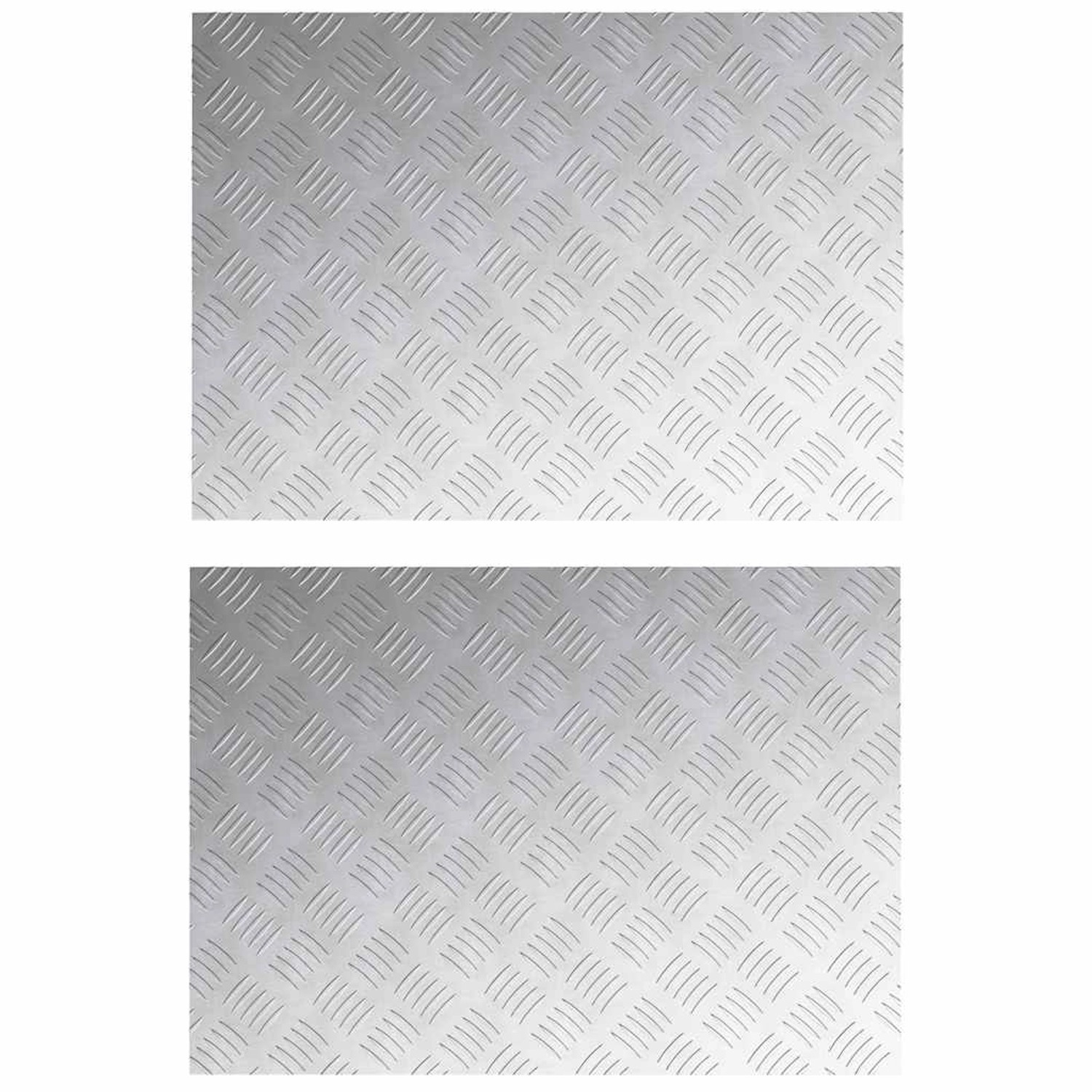 vidaXL Rautenscheiben 2 Stk Silber 70 x 50 cm Aluminium 4104351 vidaXL Rautenscheiben 2 Stk Silber 70 x 50 cm Aluminium 4104351 von VIDAXL