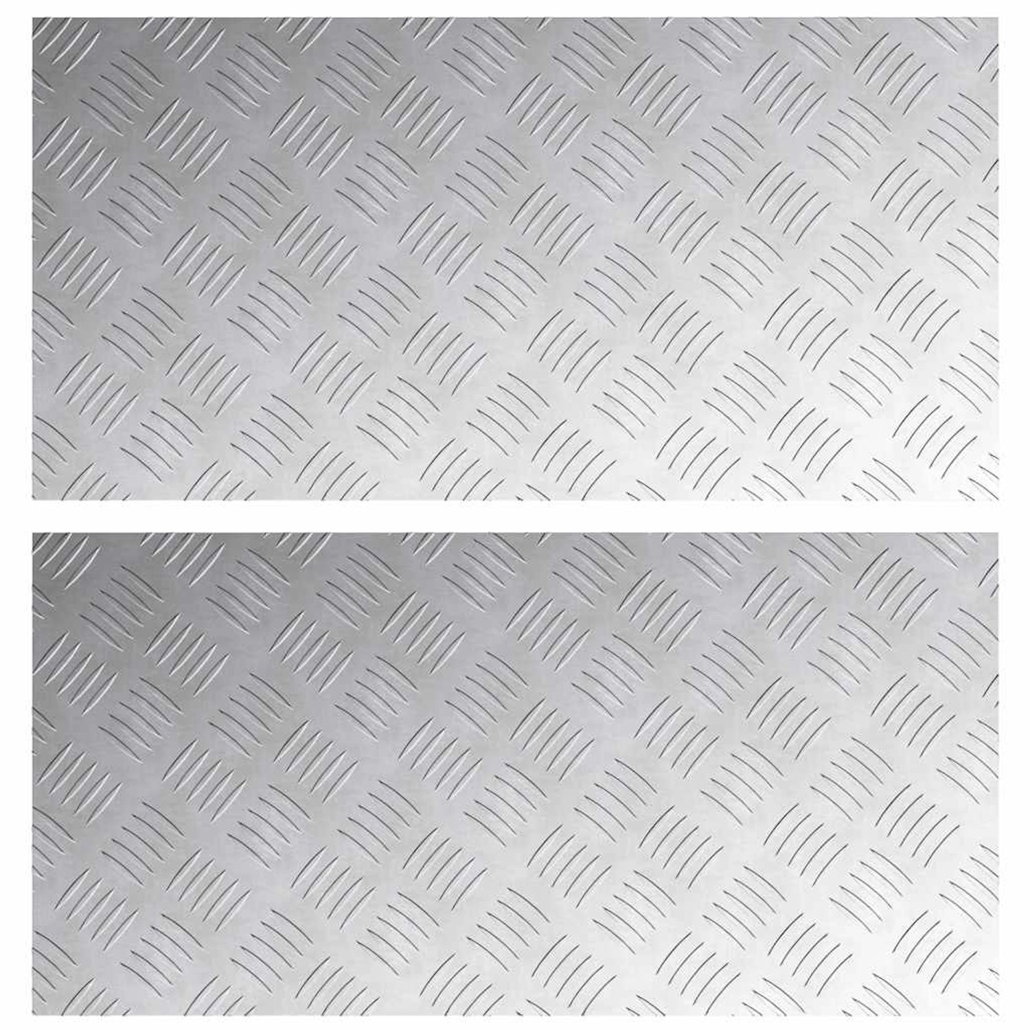 vidaXL Rautenscheiben 2 Stk Silber 80 x 40 cm Aluminium 4104331 vidaXL Rautenscheiben 2 Stk Silber 80 x 40 cm Aluminium 4104331 von VIDAXL