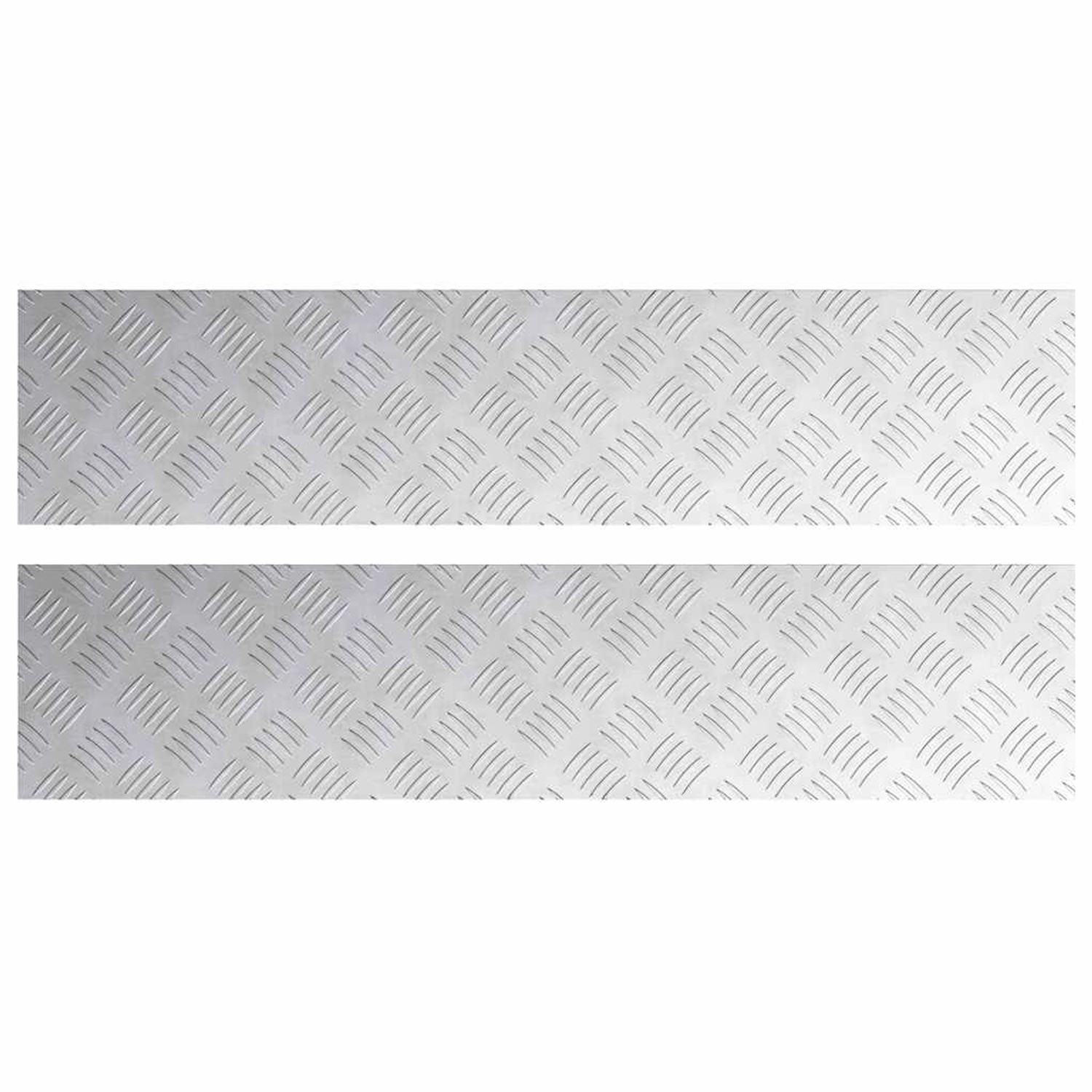 vidaXL Rautenscheiben 2 Stk Silber 90 x 20 cm Aluminium 4104263 vidaXL Rautenscheiben 2 Stk Silber 90 x 20 cm Aluminium 4104263 von VIDAXL