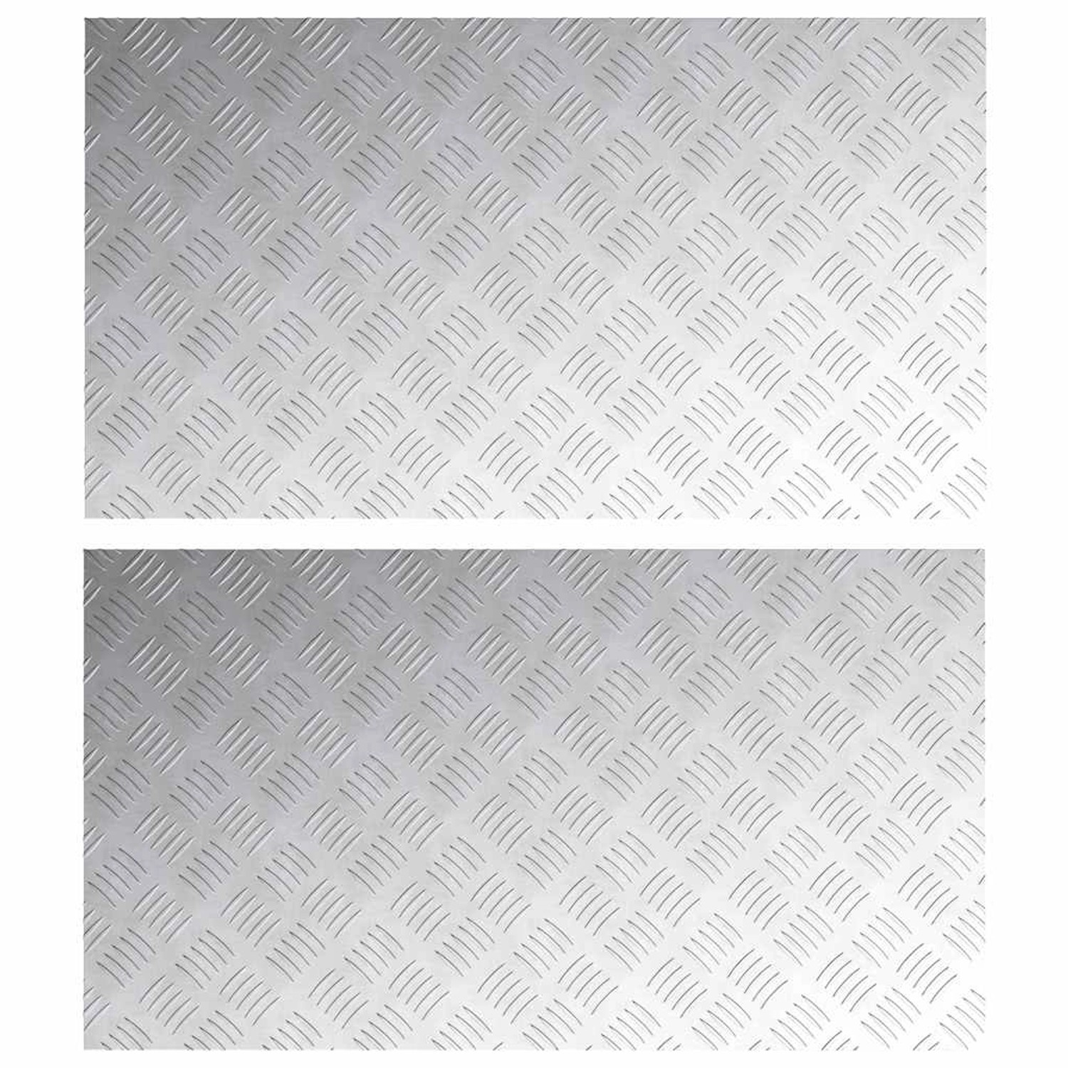 vidaXL Rautenscheiben 2 Stk Silber 90 x 50 cm Aluminium 4104359 vidaXL Rautenscheiben 2 Stk Silber 90 x 50 cm Aluminium 4104359 von VIDAXL