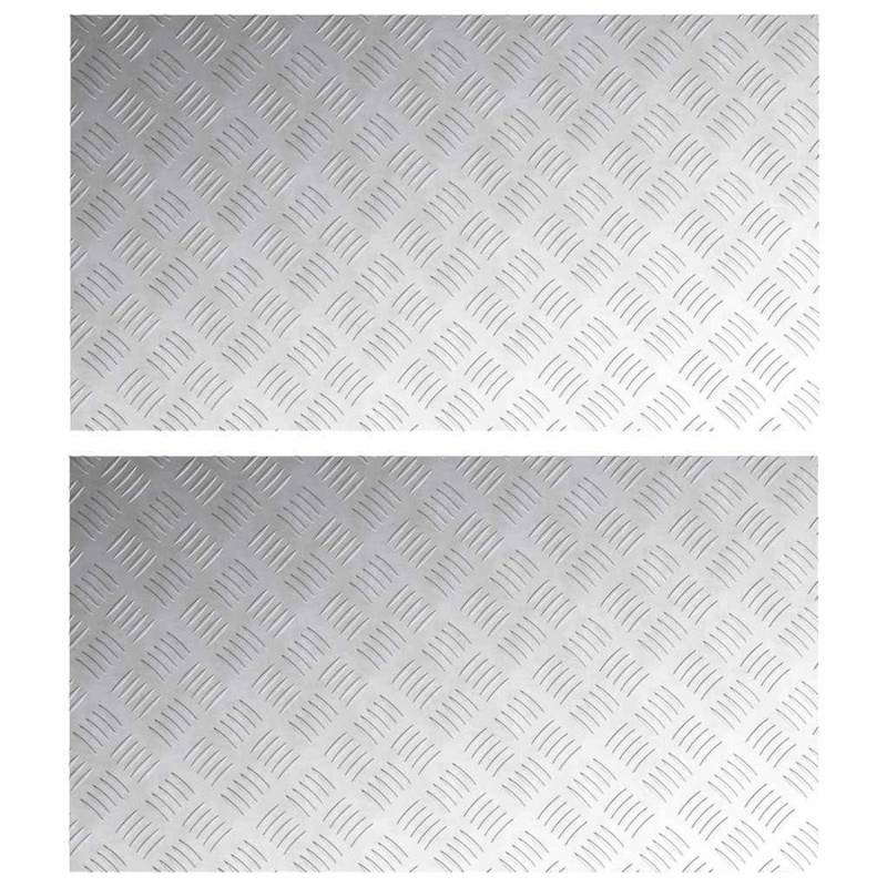 vidaXL Rautenscheiben 2 Stk Silber 90 x 50 cm Aluminium 4104361 vidaXL Rautenscheiben 2 Stk Silber 90 x 50 cm Aluminium 4104361 von VIDAXL