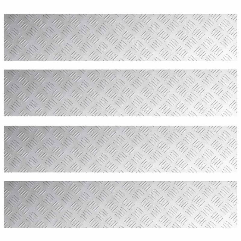 vidaXL Rautenscheiben 4 Stk Silber 100 x 20 cm Aluminium 4104270 vidaXL Rautenscheiben 4 Stk Silber 100 x 20 cm Aluminium 4104270 von VIDAXL