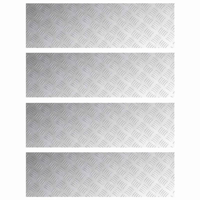 vidaXL Rautenscheiben 4 Stk Silber 100 x 30 cm Aluminium 4104312 vidaXL Rautenscheiben 4 Stk Silber 100 x 30 cm Aluminium 4104312 von VIDAXL