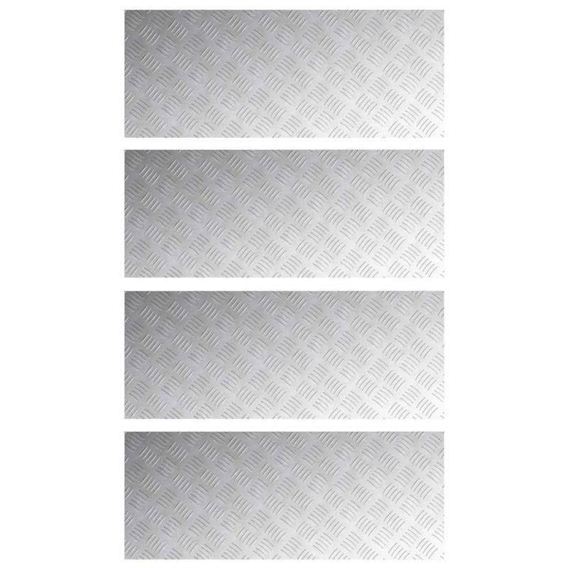 vidaXL Rautenscheiben 4 Stk Silber 100 x 40 cm Aluminium 4104342 vidaXL Rautenscheiben 4 Stk Silber 100 x 40 cm Aluminium 4104342 von VIDAXL