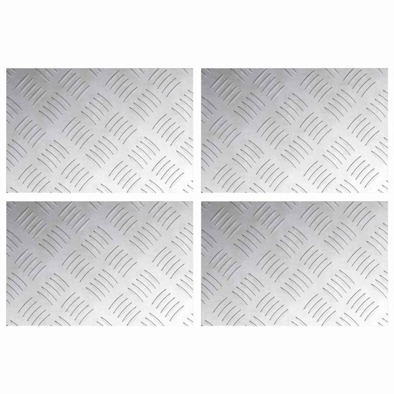 vidaXL Rautenscheiben 4 Stk Silber 30 x 20 cm Aluminium 4104242 vidaXL Rautenscheiben 4 Stk Silber 30 x 20 cm Aluminium 4104242 von VIDAXL