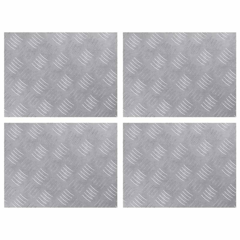 vidaXL Rautenscheiben 4 Stk Silber 40 x 30 cm Aluminium 4104288 vidaXL Rautenscheiben 4 Stk Silber 40 x 30 cm Aluminium 4104288 von VIDAXL