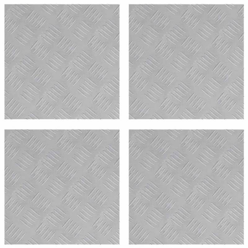 vidaXL Rautenscheiben 4 Stk Silber 40 x 40 cm Aluminium 4104316 vidaXL Rautenscheiben 4 Stk Silber 40 x 40 cm Aluminium 4104316 von VIDAXL
