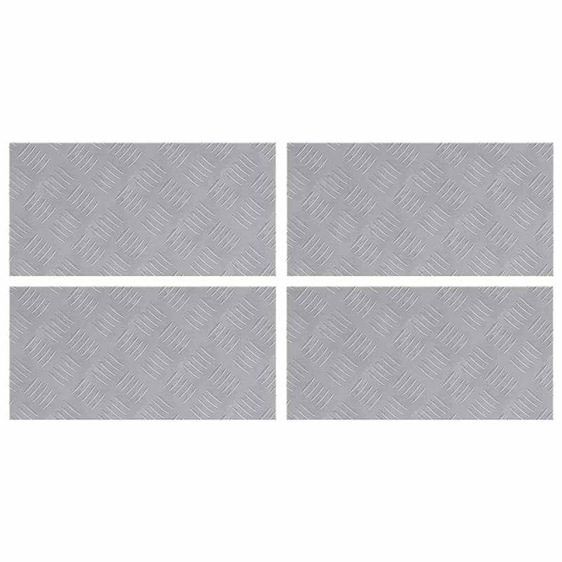 vidaXL Rautenscheiben 4 Stk Silber 50 x 25 cm Aluminium 4104272 vidaXL Rautenscheiben 4 Stk Silber 50 x 25 cm Aluminium 4104272 von VIDAXL