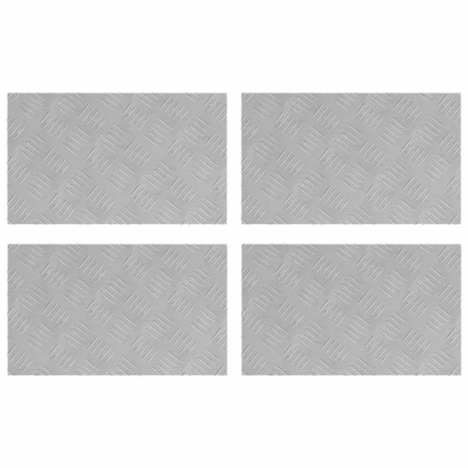 vidaXL Rautenscheiben 4 Stk Silber 50 x 30 cm Aluminium 4104294 vidaXL Rautenscheiben 4 Stk Silber 50 x 30 cm Aluminium 4104294 von VIDAXL