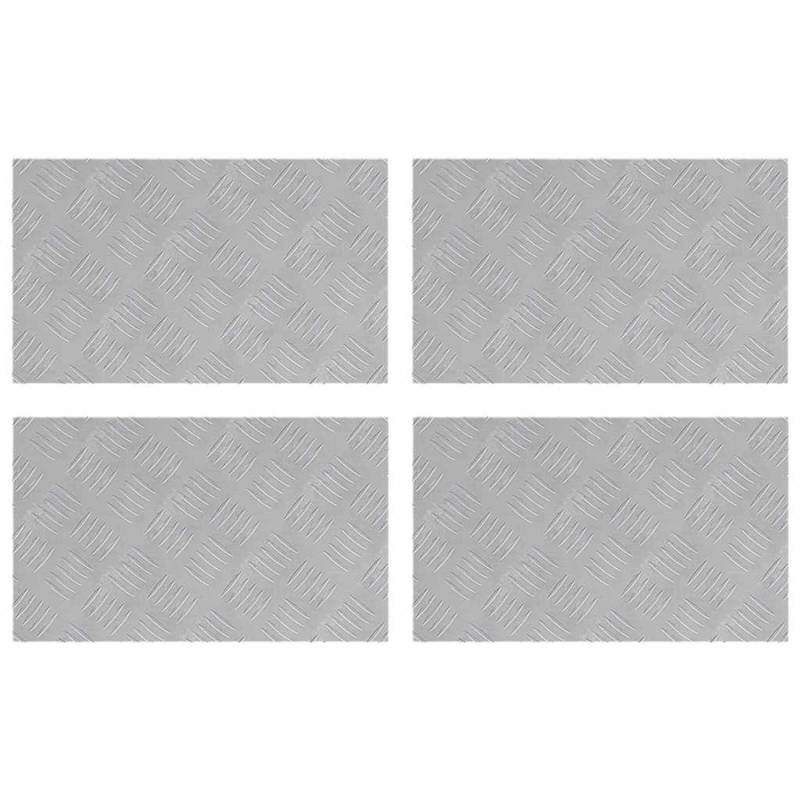 vidaXL Rautenscheiben 4 Stk Silber 50 x 30 cm Aluminium 4104294 vidaXL Rautenscheiben 4 Stk Silber 50 x 30 cm Aluminium 4104294 von VIDAXL