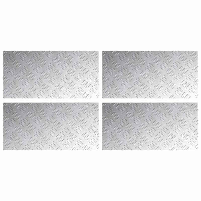 vidaXL Rautenscheiben 4 Stk Silber 60 x 30 cm Aluminium 4104298 vidaXL Rautenscheiben 4 Stk Silber 60 x 30 cm Aluminium 4104298 von VIDAXL