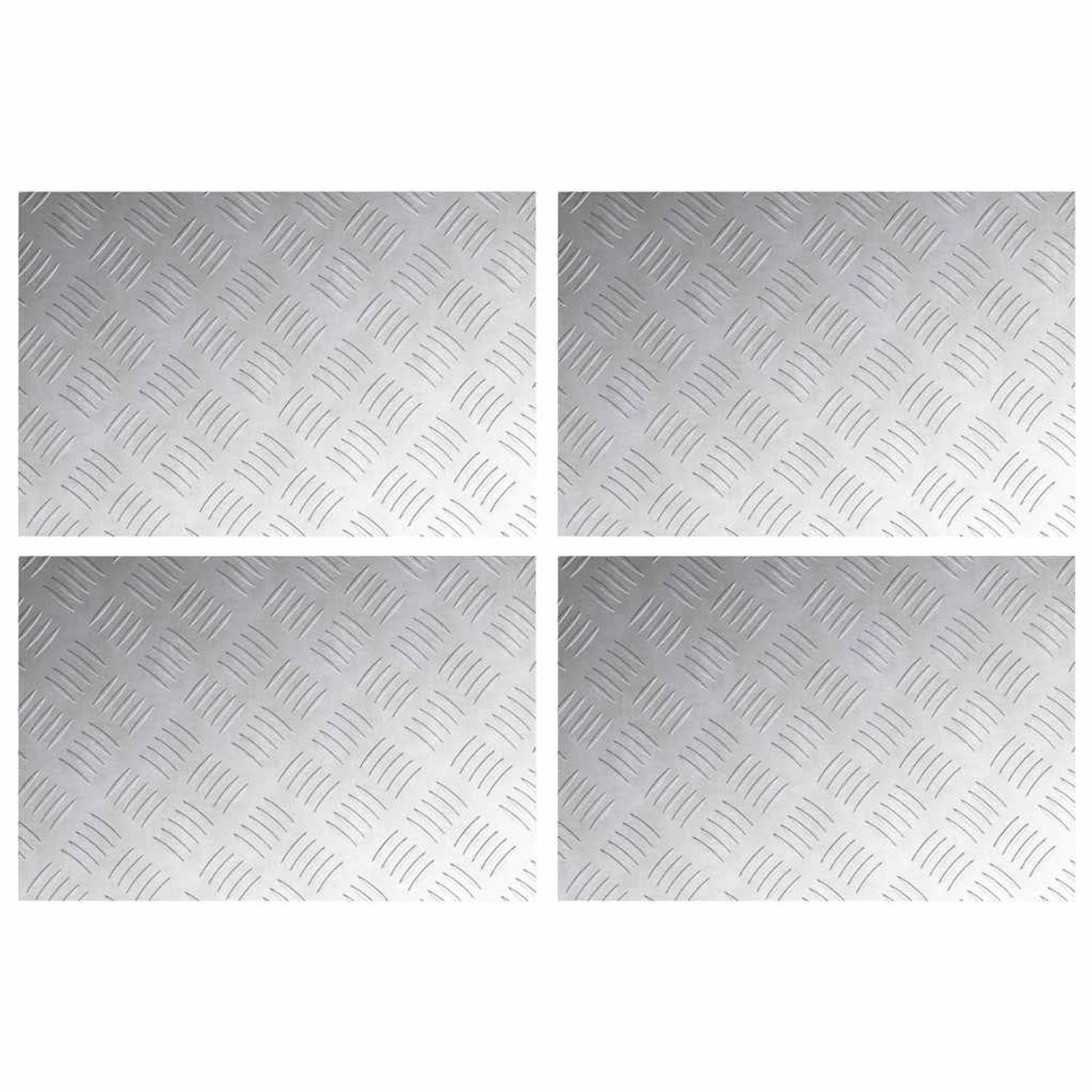 vidaXL Rautenscheiben 4 Stk Silber 60 x 40 cm Aluminium 4104324 vidaXL Rautenscheiben 4 Stk Silber 60 x 40 cm Aluminium 4104324 von VIDAXL