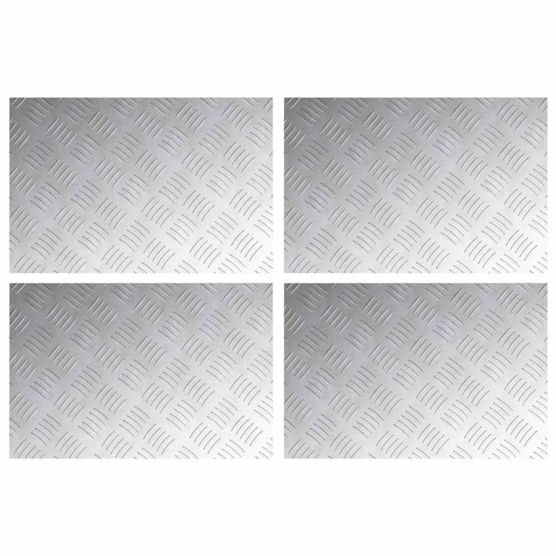 vidaXL Rautenscheiben 4 Stk Silber 60 x 40 cm Aluminium 4104326 vidaXL Rautenscheiben 4 Stk Silber 60 x 40 cm Aluminium 4104326 von VIDAXL