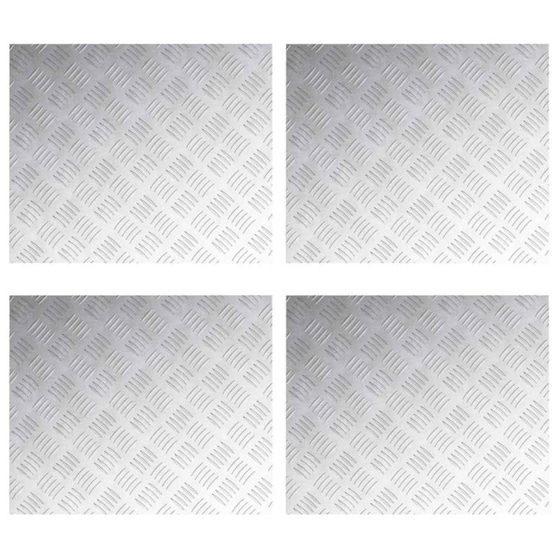 vidaXL Rautenscheiben 4 Stk Silber 60 x 50 cm Aluminium 4104350 vidaXL Rautenscheiben 4 Stk Silber 60 x 50 cm Aluminium 4104350 von VIDAXL